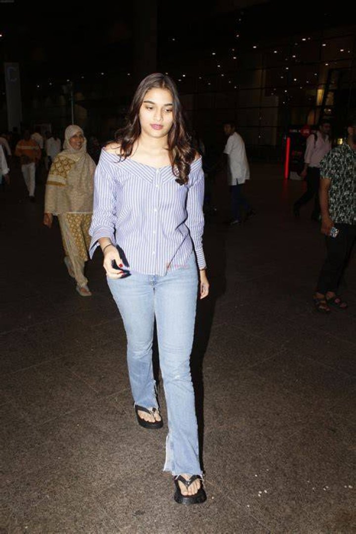 Saiee Manjrekar as seen in a picture of her taken in January 2020
