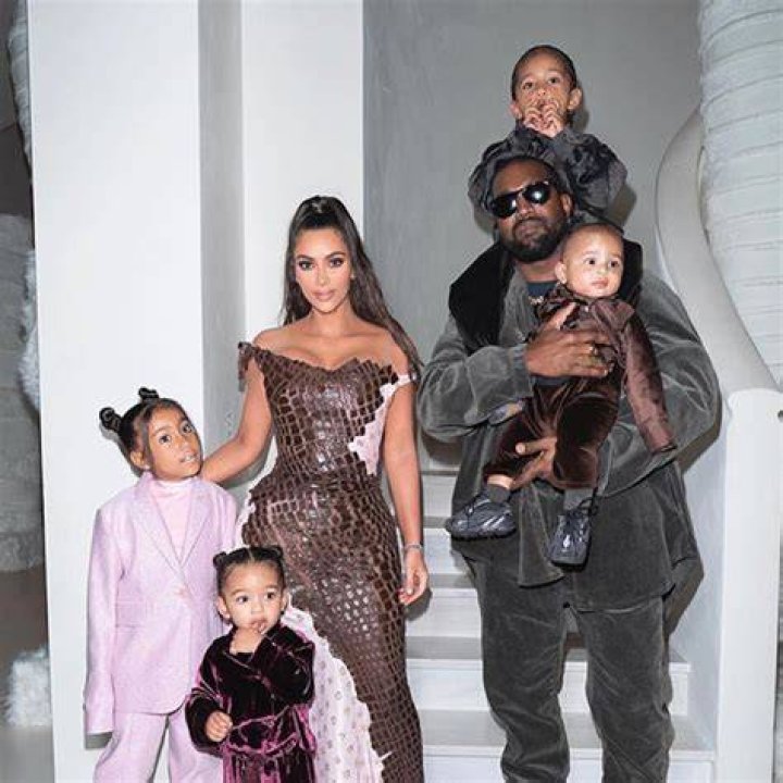 Saint West in a family picture