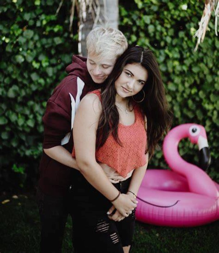 Sam Golbach and Katrina Stuart as seen in October 2017