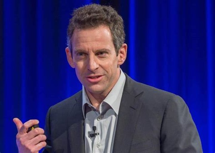 Sam Harris (right) as seen in a picture with Patrick McKenna in 2006
