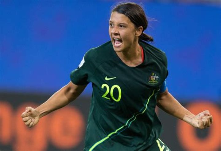 Sam Kerr as seen at the 2017 Algarve Cup