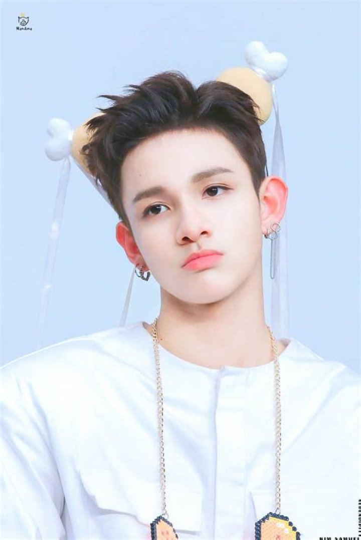 Samuel Kim as seen while performing 'I Got It' during rehearsal at Sky Festival on September 3, 2017