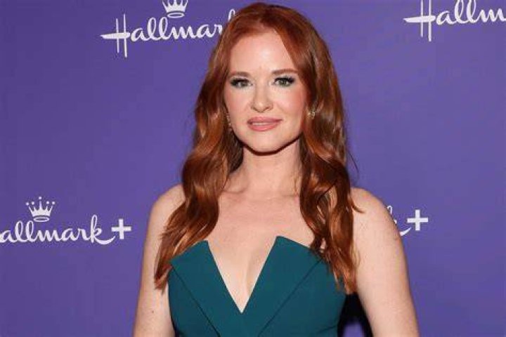 Sarah Drew having a good time as seen in November 2017