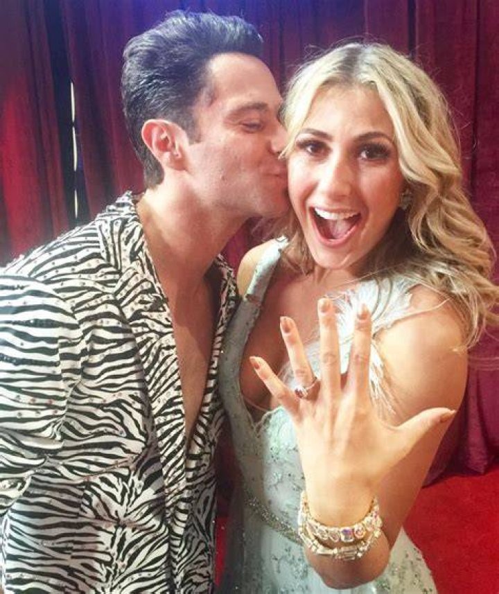 Sasha Farber and Emma Slater at Roku grand opening in West Hollywood in November 2015