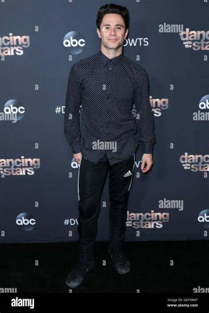Sasha Farber arrives at ABC studios for the rehearsal of Dancing with the Stars in September 2015