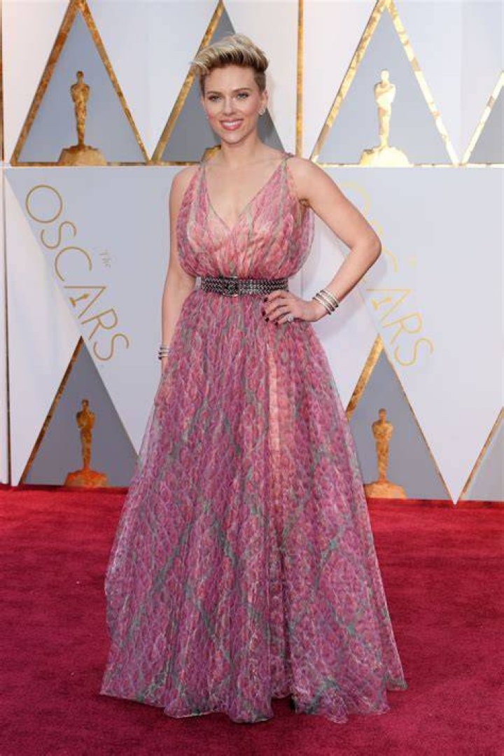 Scarlett Johansson at Oscars 2017 in Hollywood