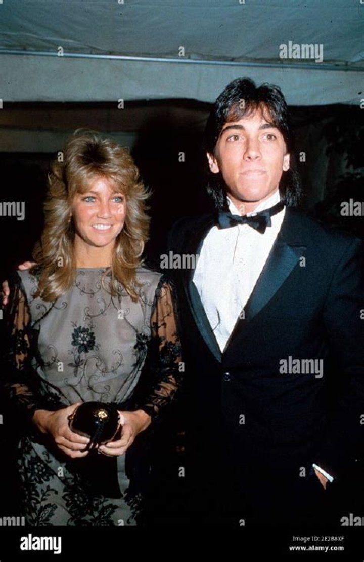 Scott Baio and Heather Locklear in an old picture