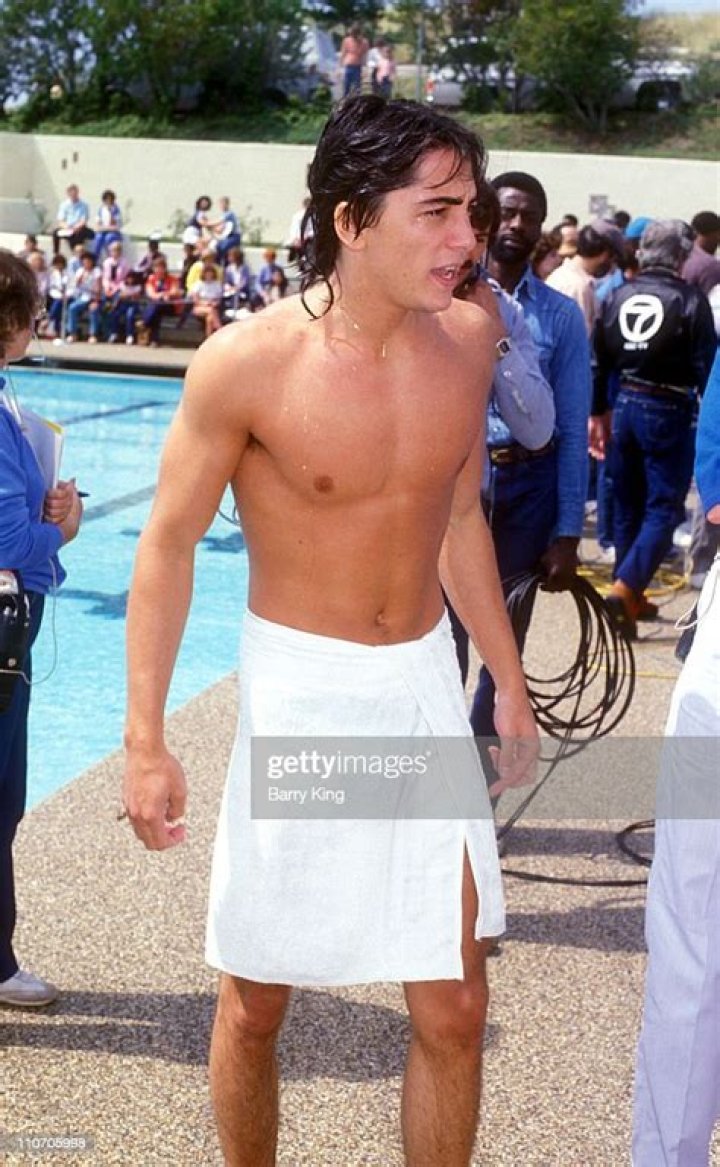 Scott Baio during a news conference in 2018
