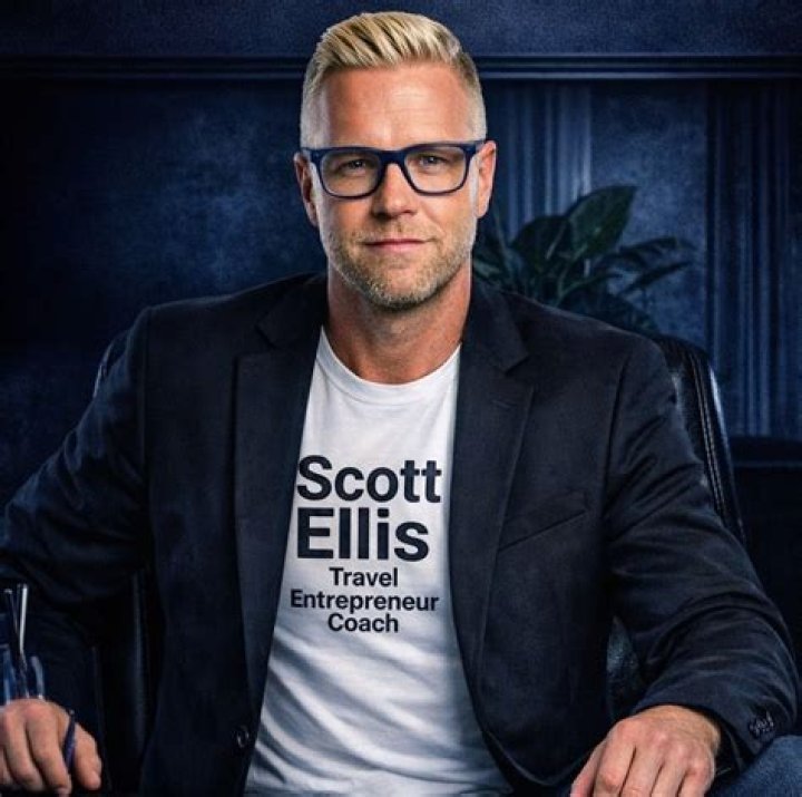 Scott Ellis as seen in a selfie with his beau Keeley Elise that was taken in May 2023