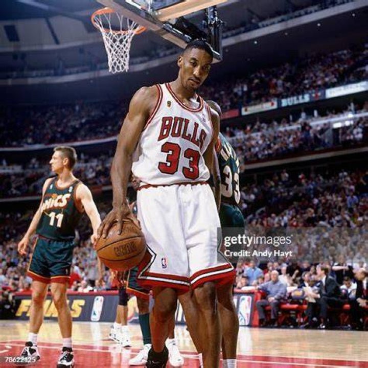 Scottie Pippen during his championship time with the Chicago Bulls