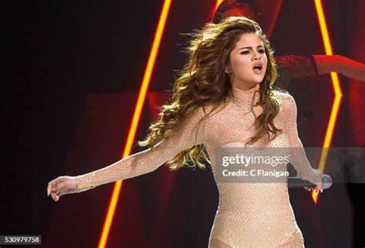 Selena Gomez during Revival Tour in Sydney in August 2016