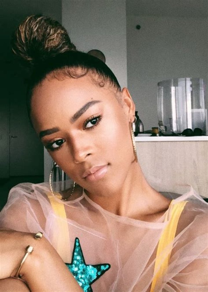 Serayah McNeill in a selfie in September 2018