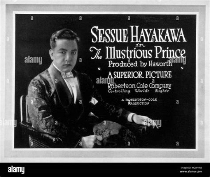 Sessue Hayakawa as the Prince of the Island of Desire in a publicity still for the 1920 silent fantasy film 'The Beggar Prince'