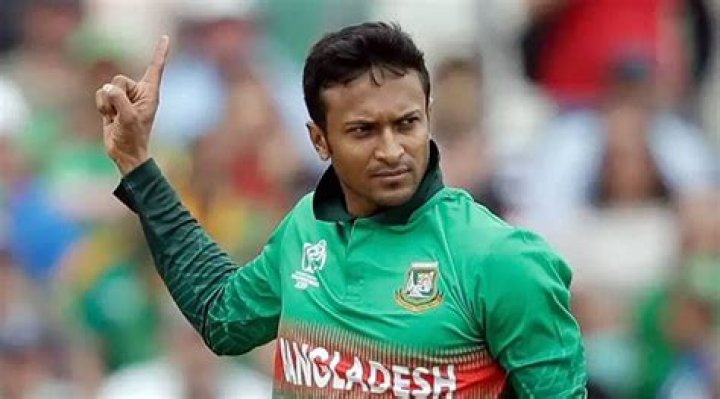 Shakib Al Hasan as seen in an Instagram Post in January 2018
