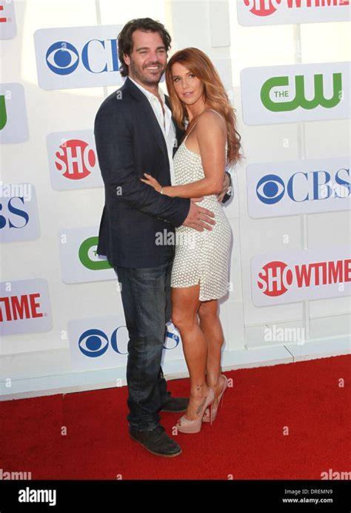 Shawn Sanford and Poppy Montgomery during Australians in Film Awards and Benefit Dinner 2012.