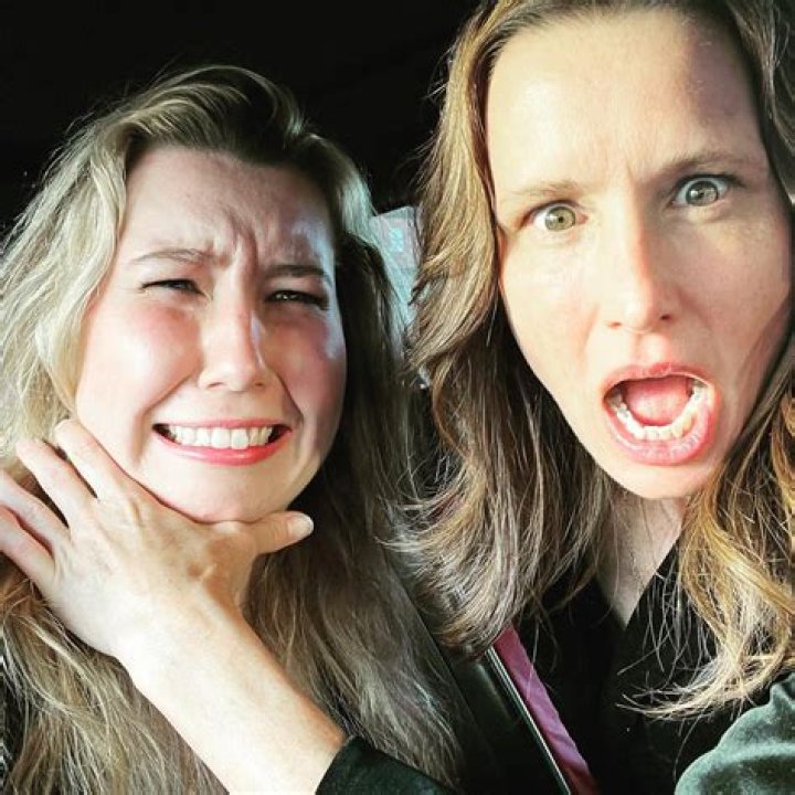 Shawnee Smith (Center) with her fans as seen in August 2019
