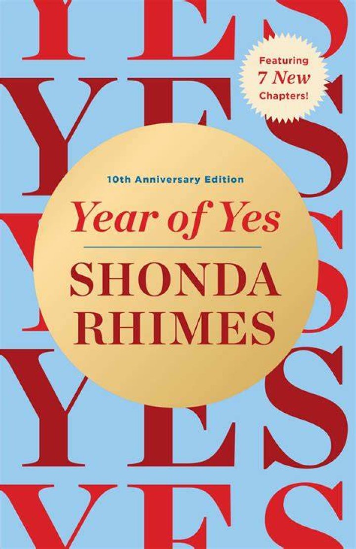 Shonda Rhimes book cover "Year of Yes"