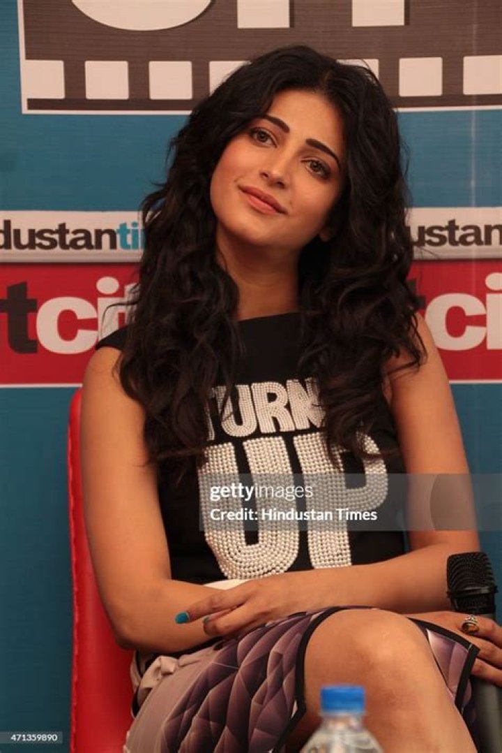 Shruti Haasan during an interview in July 2013