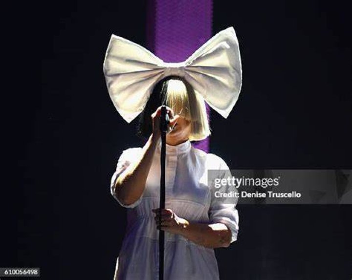 Sia performs onstage at 'TrevorLIVE LA' honoring Jane Lynch and Toyota for the Trevor Project at Hollywood Palladium on December 8, 2013.