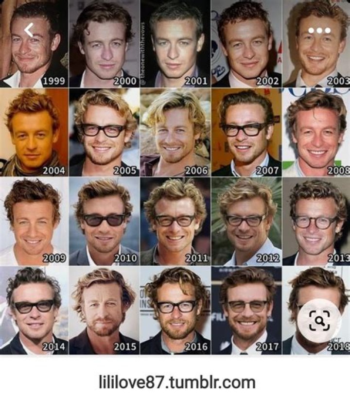 Simon Baker in an Instagram Selfie in July 2014