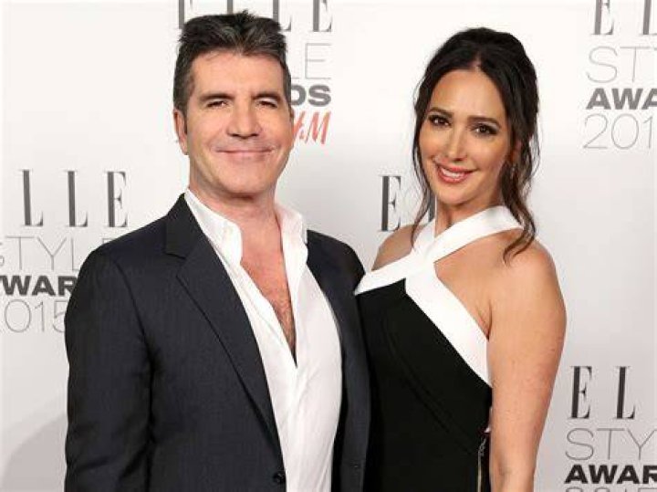 Simon Cowell and Lauren Silverman at the Music Industry Trust Awards in November 2015