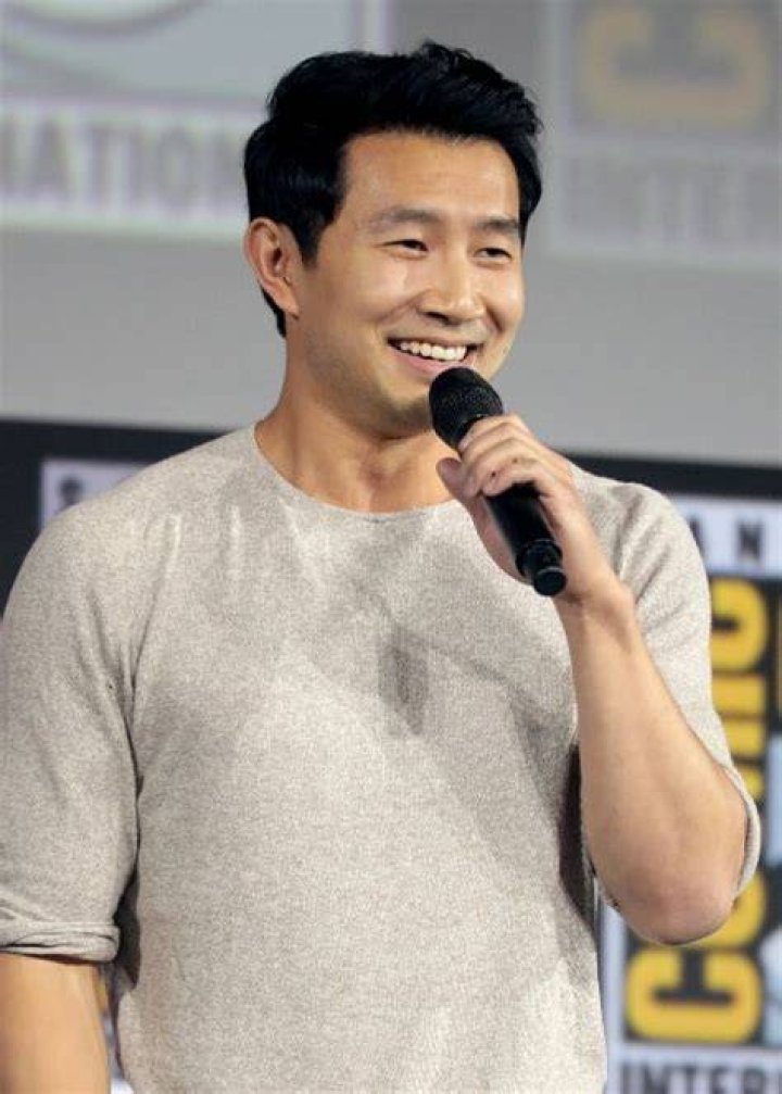 Simu Liu as seen while speaking at the 2019 San Diego Comic-Con International in San Diego, California