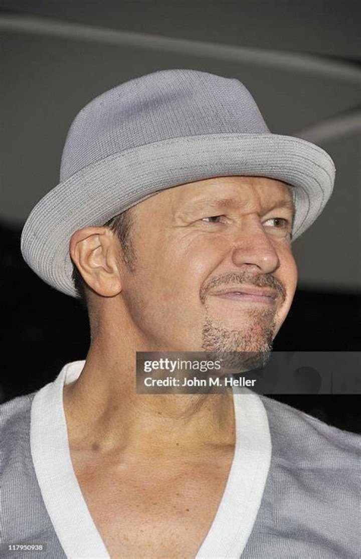 Singer and actor Donnie Wahlberg