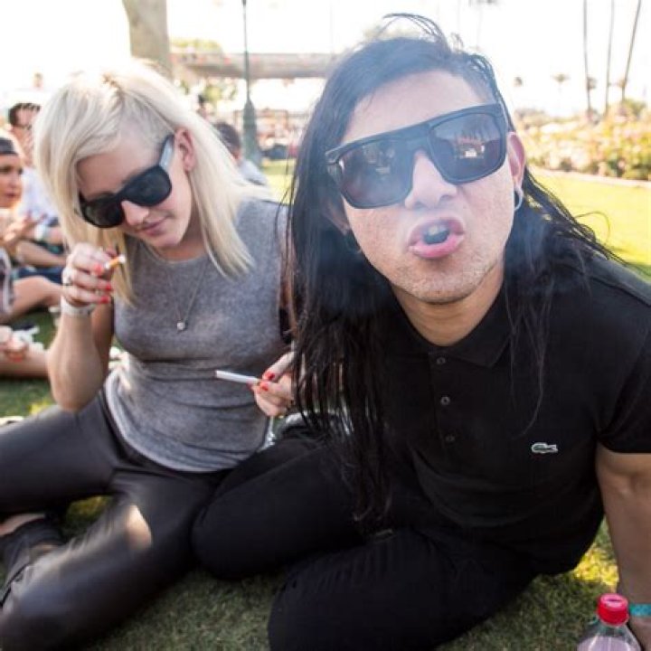 Skrillex and Ellie Goulding