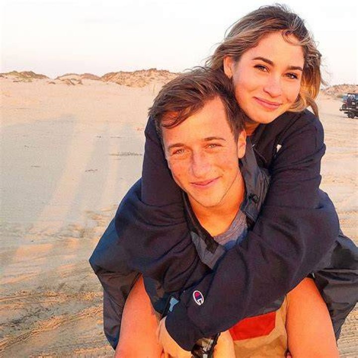 Skyler Gisondo and Ari Haagen as seen while posing for a picture in January 2021