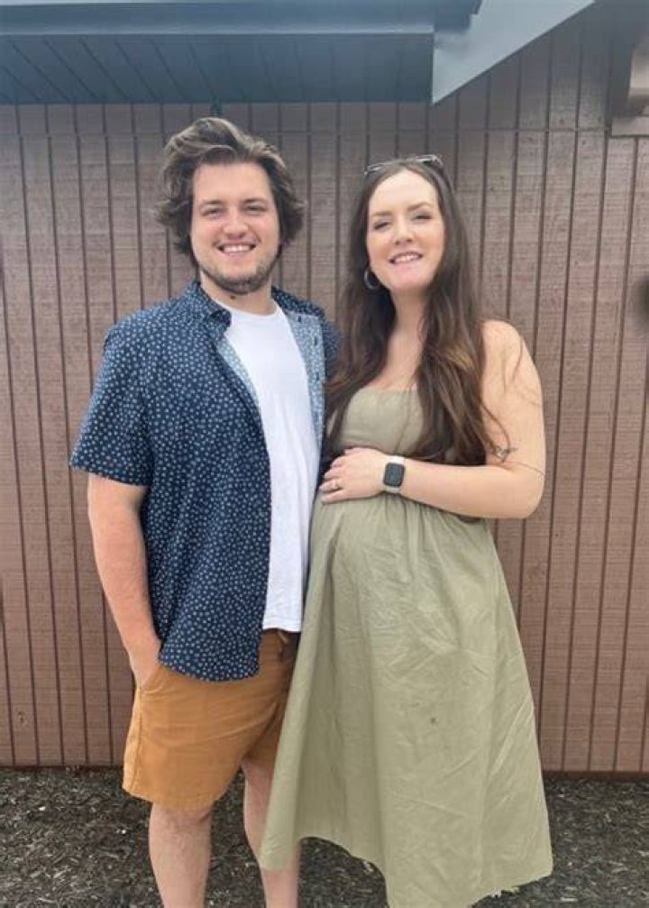 Sneegsnag as seen in a selfie with his wife Hannah that was taken in February 2023