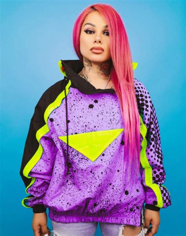 Snow Tha Product as seen in a selfie that was taken in August 2022, in Covaleda, Spain