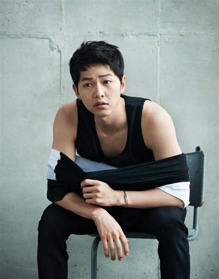 Song Joong-ki as seen in a picture taken at 'The Innocent Man' production presentation in September 2012