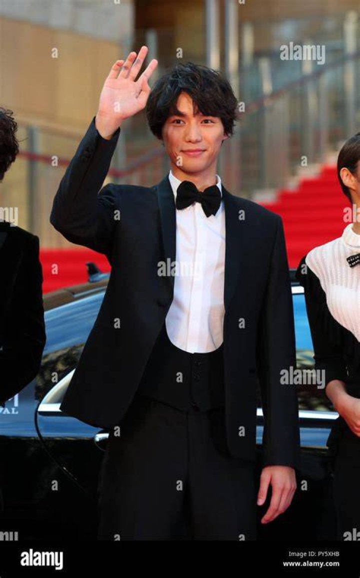 Sota Fukushi at Opening Ceremony of the Tokyo International Film Festival in 2018