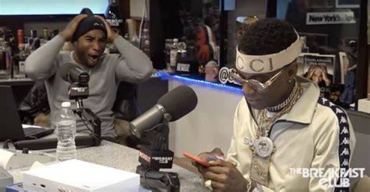 Soulja Boy in an interview with Bandai Namco Entertainment at E3 2018