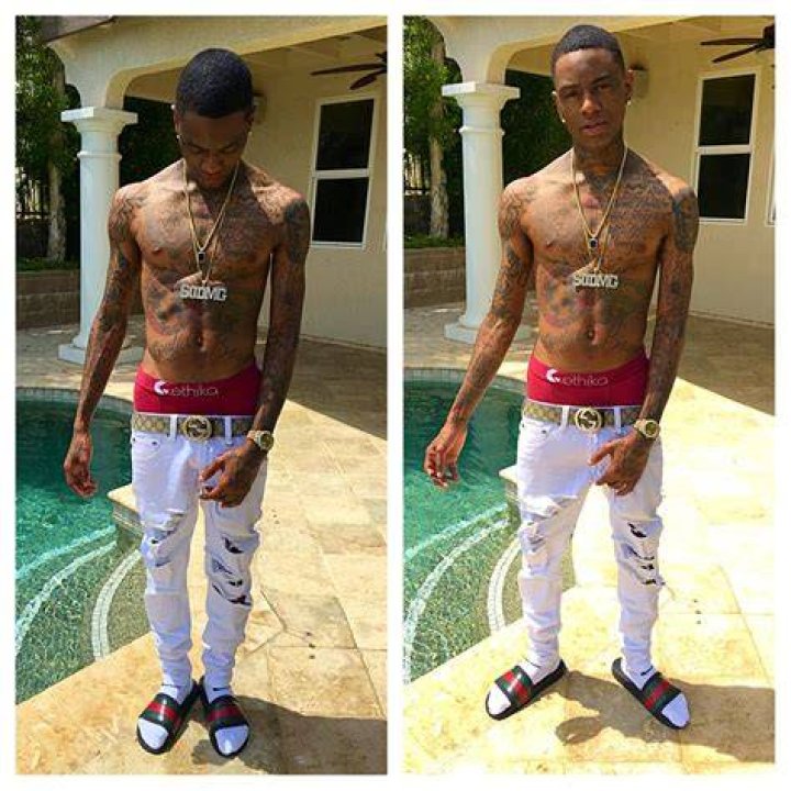 Soulja Boy shirtless