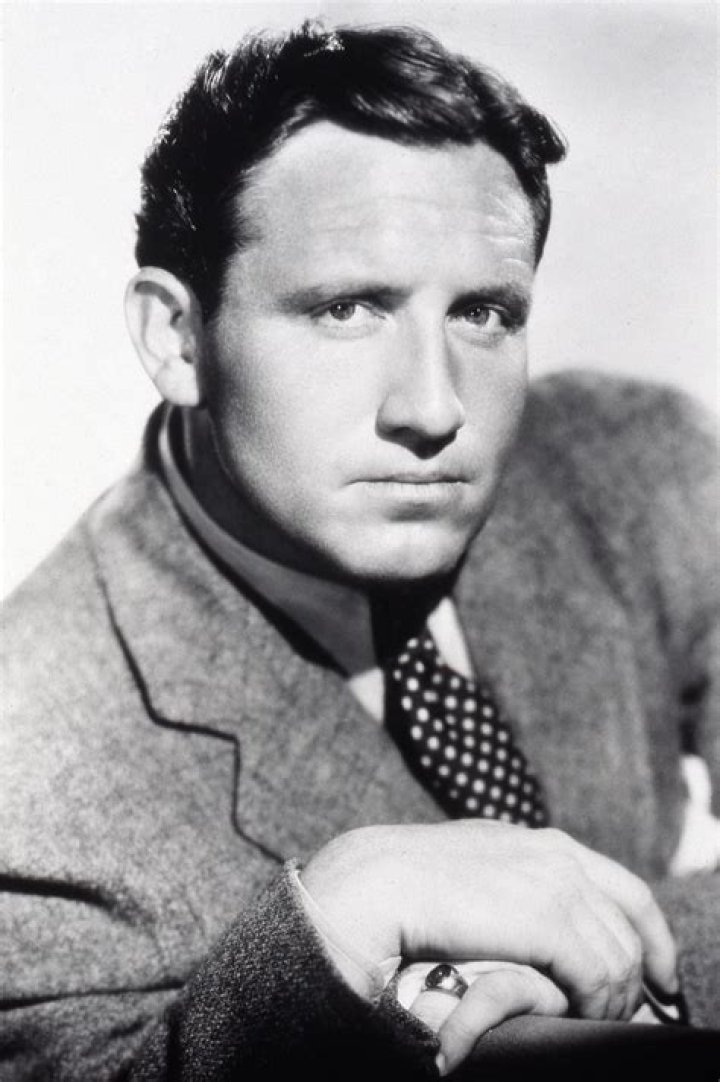 Spencer Tracy as seen with Katharine Hepburn in the promotional image for the 1945 film Without Love