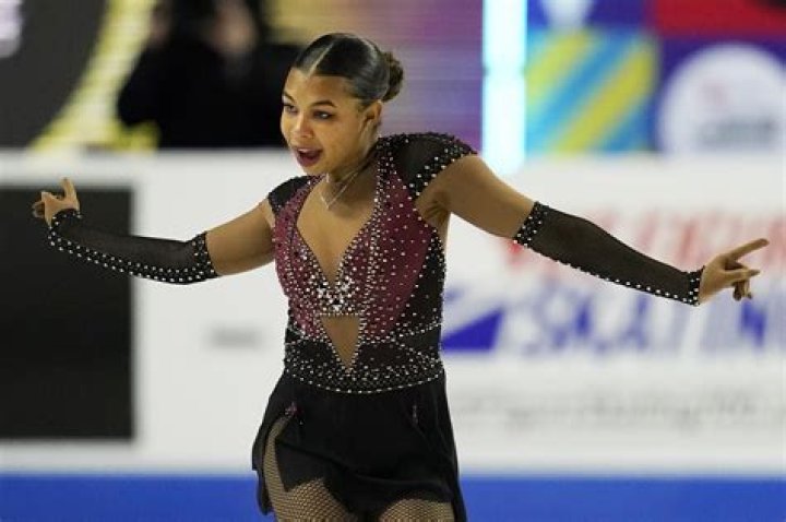 Starr Andrews in January 2022 having fun noticing that shade cannot be thrown at her braids