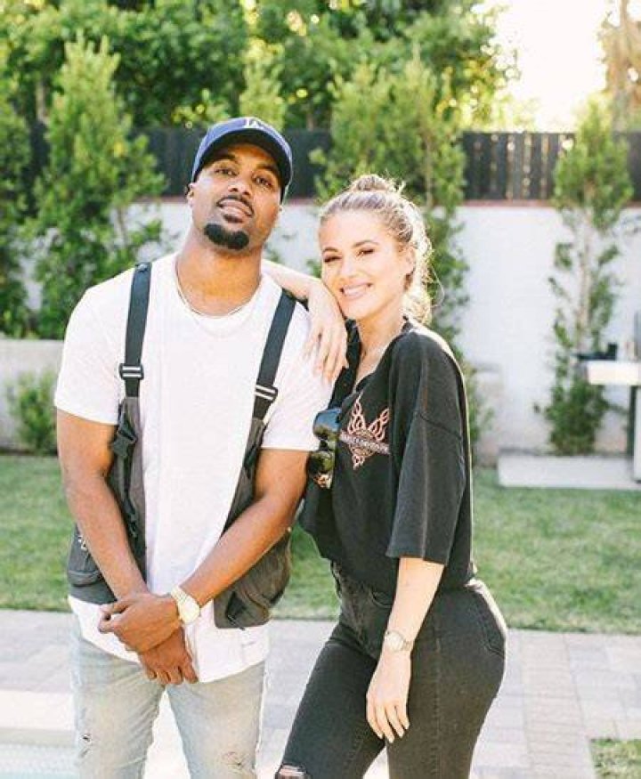 Steelo Brim with his Girlfriend Conna Walker as seen in February 2019
