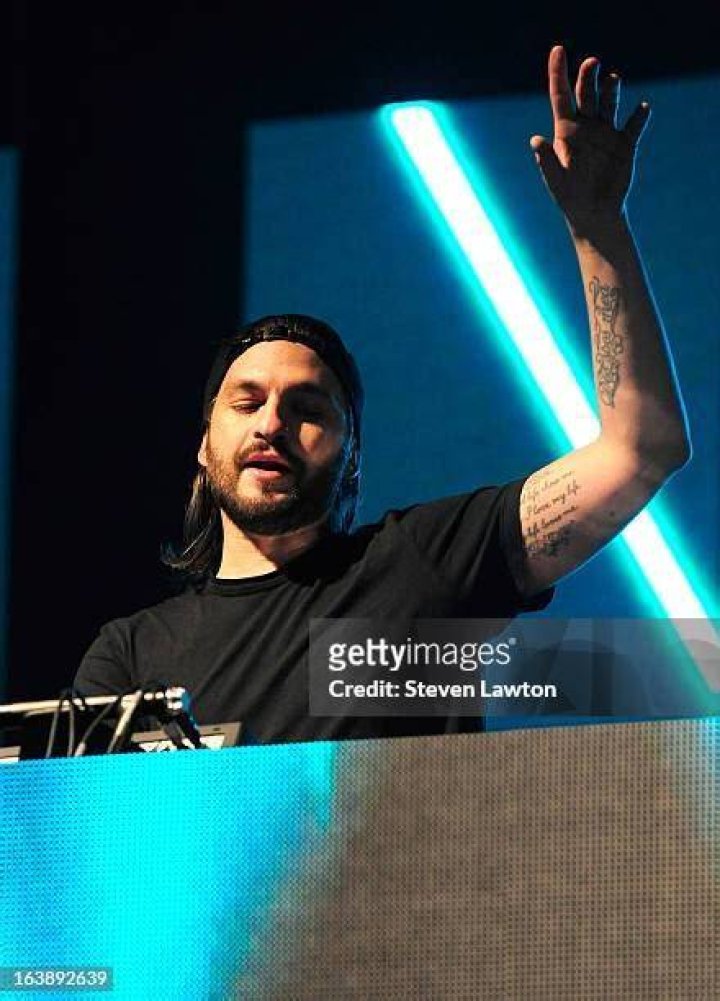 Steve Angello during a performance in March 2009