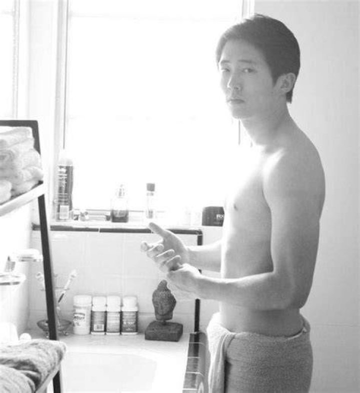 Steven Yeun shirtless body