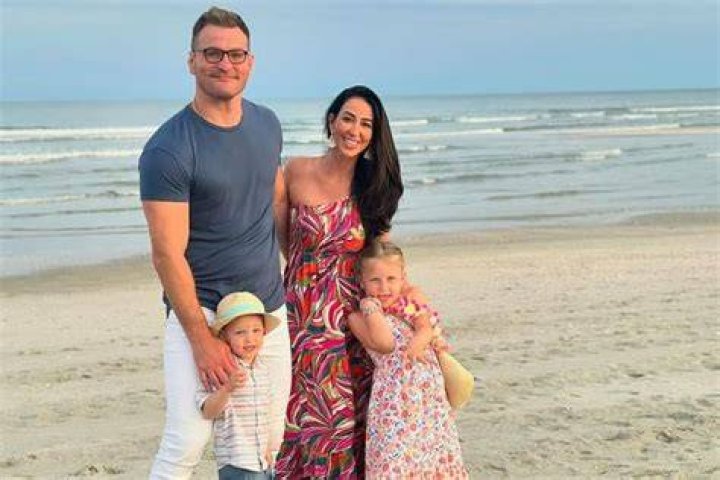 Stipe Miocic and Ryan Marie Carney, as seen in November 2020