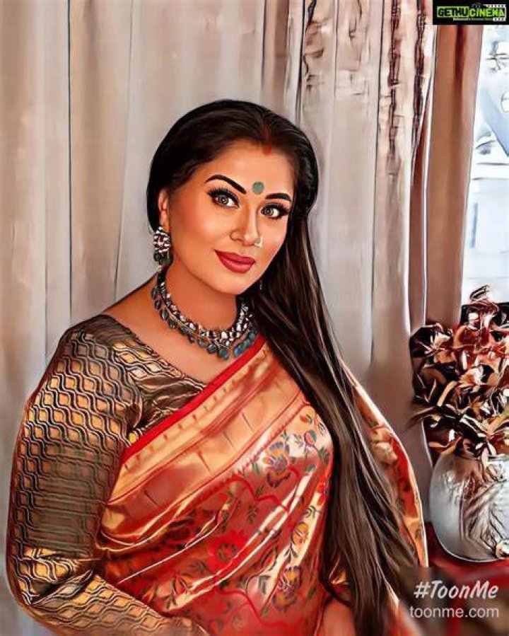 Sudha Chandran in an Instagram selfie from October 2019