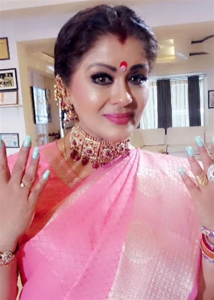 Sudha Chandran on the sets of a dance-based reality show in December 2019