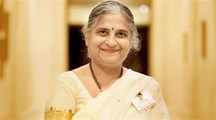 Sudha Murthy as seen in January 2010