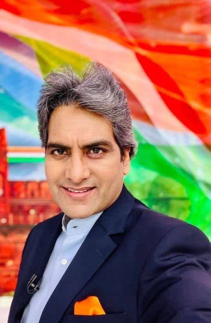Sudhir Chaudhary as seen at Zee News office in 2016