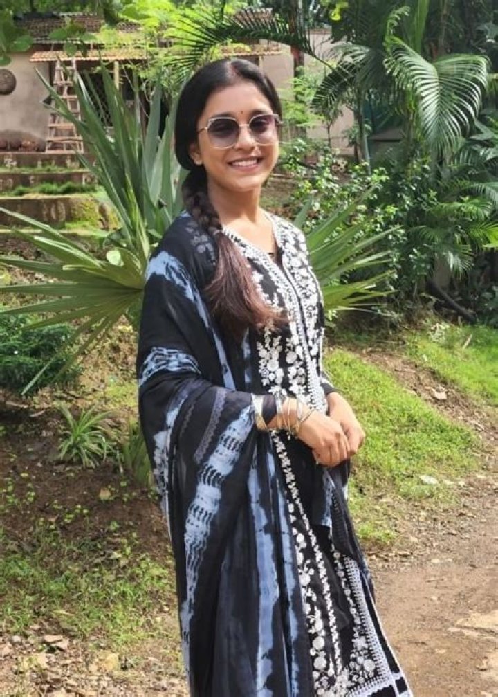 Sumbul Touqeer Khan as seen while posing for a picture in August 2022