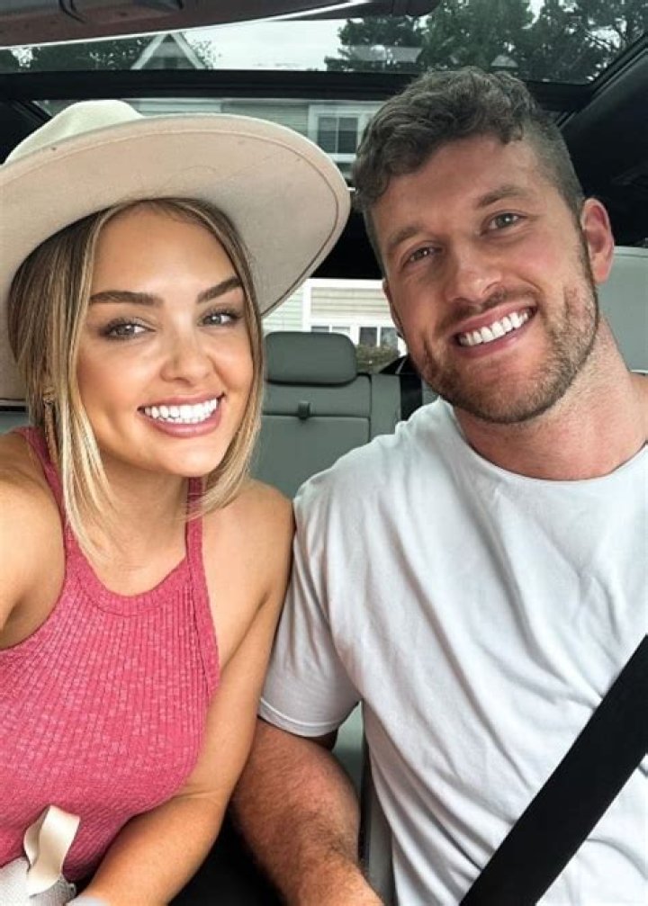 Susie Evans smiling in a picture alongside Clayton Echard in Virginia Beach, Virginia in August 2022