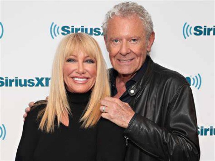 Suzanne Somers and Alan Hamel, as seen in March 2020