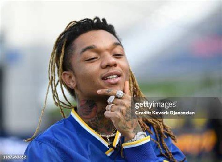 Swae Lee poses before start of a private show in June 2017
