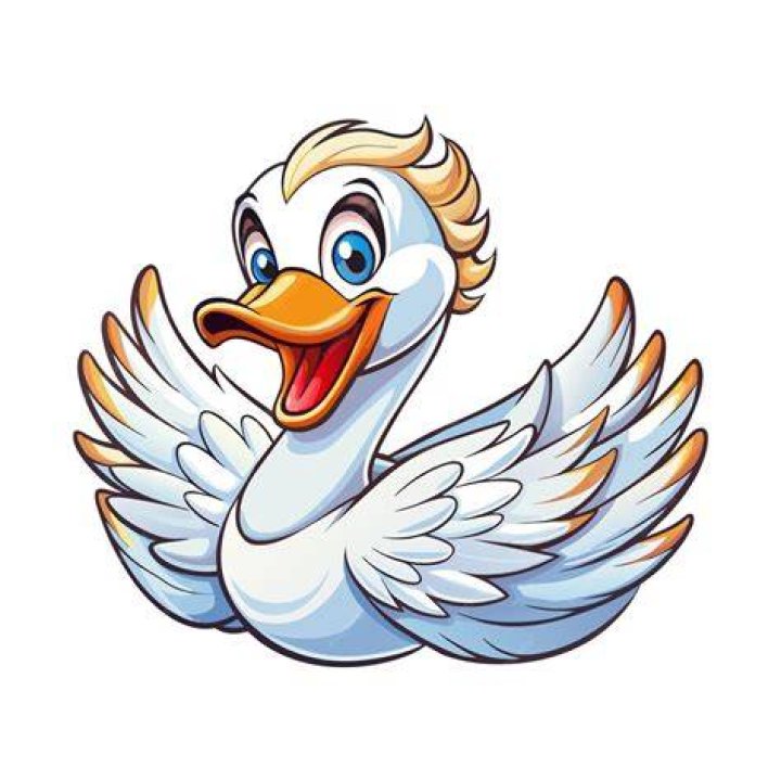 Swan smiling in a picture in February 2023